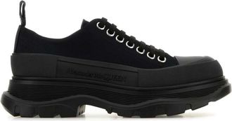 Alexander McQueen Black Lace Up Sneakers