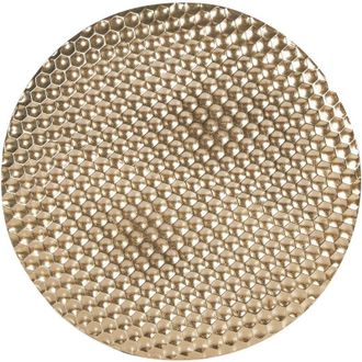 Beliani Beliani - Decoraci&oacute;n De Pared Redonda De Metal Glamurosa Decorativa Dorada Camarate