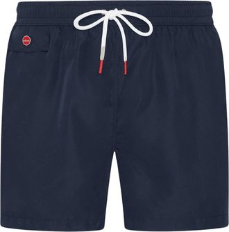Kiton Blauwe Polyester Zwemboxershorts - Heren - Strandmode - Blauw - M - Polyester - Badmode