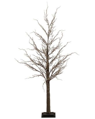 Nearly Natural 5Ft Pre-Lit Artificial Twig Tree With 360 Warm White Led Lights