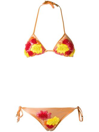 Amir Slama triangle bikini set - Yellow
