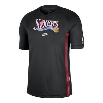 Nike Philadelphia 76ers 2025/26 Hardwood Classics NBA Dri-FIT T-Shirt Black HQ6399-010