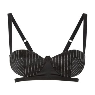 GCDS Gcds, Dames, Ondergoed, Zwart, Maat: XL Satijn