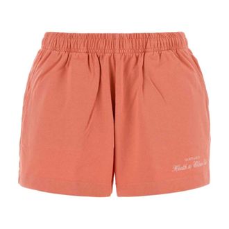 Sporty & Rich Lucy Shorts - female - Sporty & Rich - Short Shorts - Pink - M - Shorts