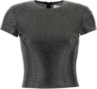 Giuseppe Di Morabito Embellished Stretch Mesh T Shirt