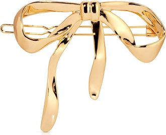 Ettika Bow Organica Barrette in Gold at Nordstrom