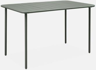 Sweeek Tavolo da giardino in metallo a 4 posti