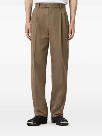 AllSaints Tallis pleated trousers - Brown