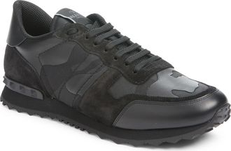Valentino Garavani Rockrunner Sneaker in Black at Nordstrom, Size 41