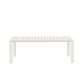 Zuiver Banco de jard&iacute;n de aluminio color arcilla