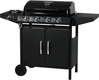 Habitat & Jardin Barbacoa de gas negro