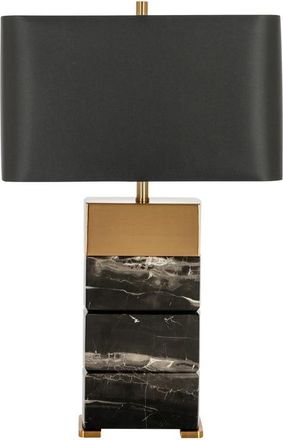 Richmond Interiors Marmor Design Tischlampe Serena 41 x 66 cm
