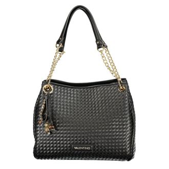 Valentino Black Polyurethane Women Womens Bag