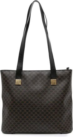 Celine 1998 Macadam gecoate canvas shopper - Bruin
