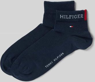 Tommy Hilfiger Sneaker-Socken aus Baumwoll-Mix im 2er-Pack in Marine, Größe 39-42