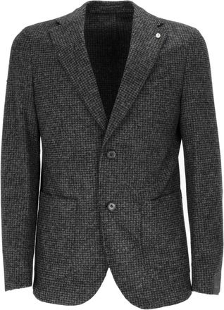 Lubiam Kostuums, Heren, Grijs, L, Formal Blazers