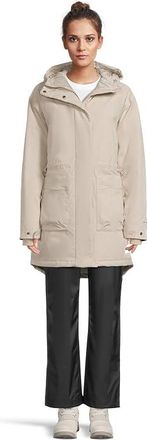 Columbia Harmony Falls Parka Womens Coat Dark Stone : 2XL, Polyester