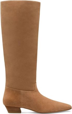 Stuart Weitzman Stassi Boot - Dames - Cowboylaarzen - Bruin - 39 EU - Schoenen