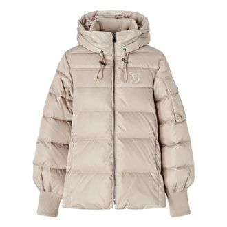 Pinko Giacca Crusca Cappa - - Jackets - Donna - Beige - S