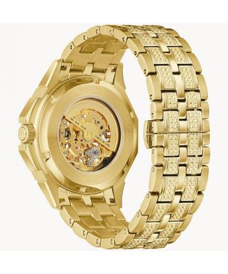 Bulova Octava Mens Gold Watch 98A292 Stainless Steel (archived) - One Size