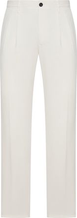 Incotex TAILORED TAILORED TROUSERS IN COTTON AND LINEN BLEND - Incotex - Man