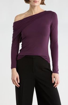 Renee C Off the Shoulder Top in Prune at Nordstrom Rack, Size X-Large