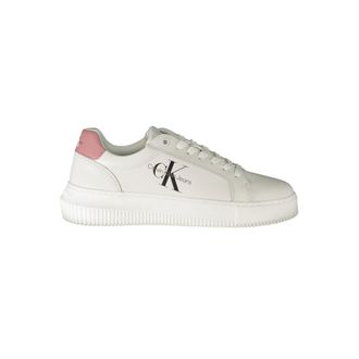 Calvin Klein Witte Leren Dames Sneaker