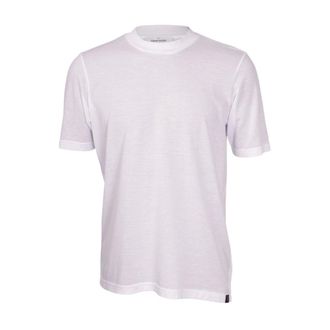 Gran Sasso T-Shirts, male, White, Size: 2XL Classic Cotton T-Shirt
