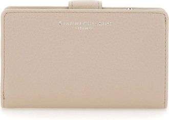 Gianni Chiarini Dollaro Portemonnee - Dames - Portefeuilles - Beige - ONE Size - Leer - Accessoires