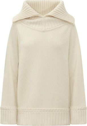 Victoria Beckham Truien & Vesten, Dames, Wit, S, Long Truien