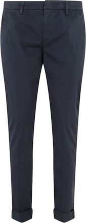 Dondup Navy Blue Slim Fit Trouser