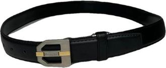 Dior Pre-owned Belts, female, Black, Size: ONE SIZE Pre-owned Vintage Leather Belt