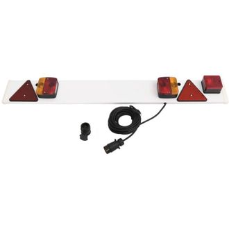 vidaXL Vidaxl - Luce Rimorchio Rosso 115x7x14 cm 12V Lampadina Classica