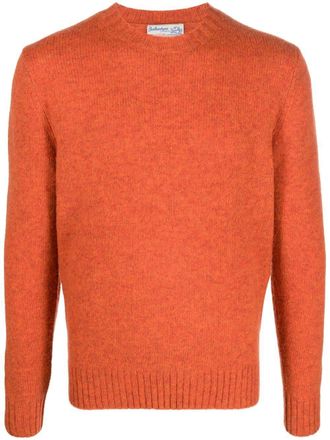Ballantyne Choker ribbed knit jumper - Orange