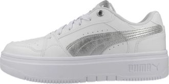 Puma Rebound Low Metallic - Dames - Sneakers - Wit - 38 EU - Leer - Schoenen