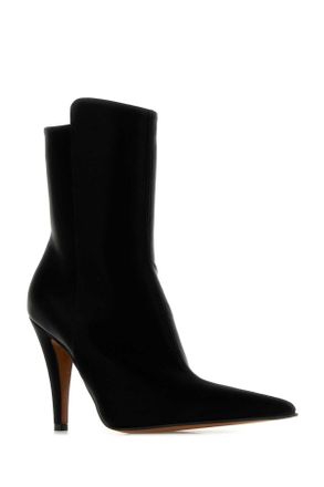 Alexander McQueen 808127w4aao 1000 Black Stivali Boot