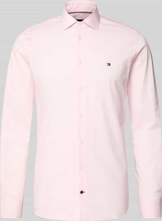 Tommy Hilfiger Tailored Slim Fit Businesshemd aus Baumwoll-Mix in Rosa, Größe 38