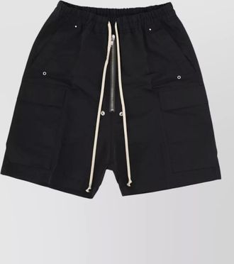 Rick Owens polyester cargo shorts
