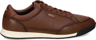 BOSS Sneakers in pelle traforata - Marrone