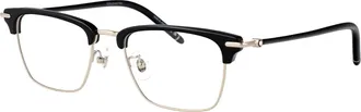 Montblanc MB0409O Injected Clubmaster Eyeglasses - Silver