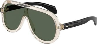 Moncler ME6021U SUNSETTE 300371 Mens Sunglasses Yellow Size 130