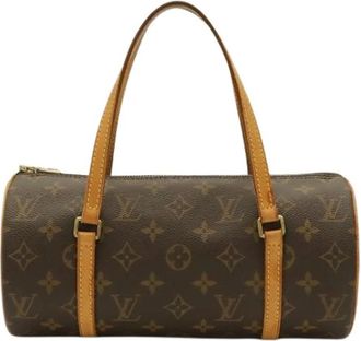Louis Vuitton Pre-owned Monogram Canvas Handbag - Dames - Vintage Handtas - Bruin - ONE Size - Vintage
