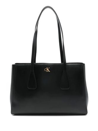 Calvin Klein logo-detail tote bag - Black
