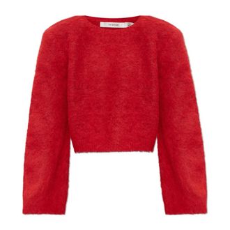 Gestuz Sweater Safigz - Dames - Ronde hals truien - Rood - M - Truien & Vesten