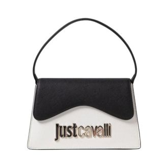 Just Cavalli Handbags, female, White, Size: ONE SIZE TwoTone TopHandle Bag