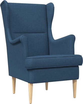 vidaXL Sill&oacute;n Azul Tela Vidaxl