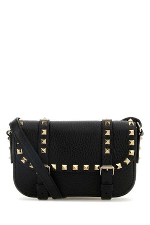 Valentino Garavani Black Rockstud Crossbody Bag