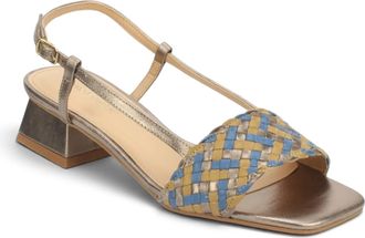 Bruno Menegatti Womens Kimberly Leather Sling Back Sandal In Pewter