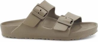 Birkenstock Slippers - Dames - Sandalen - Grijs - 37 EU - Schoenen