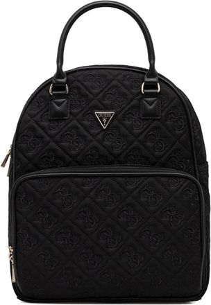 Guess Co quilted backpack - women - Polyurethane - One Size - Black